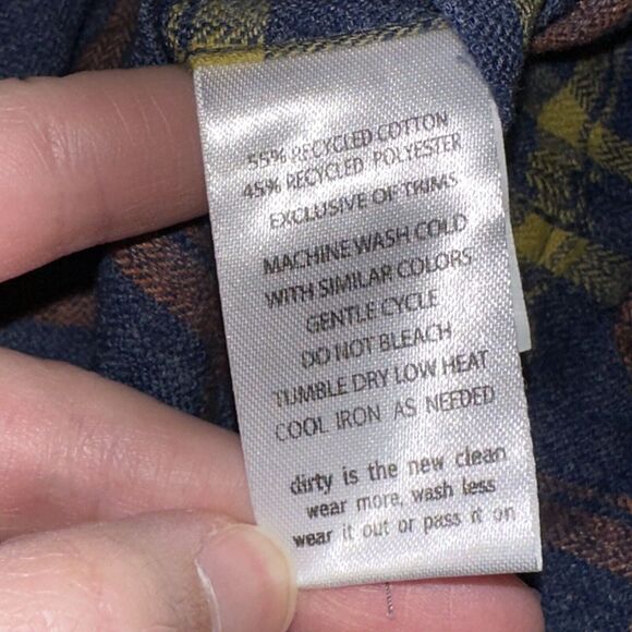 Toad & Co Women’s Popover Tunic Plaid Shirt Blue Size XS NWT - Picture 6 of 6